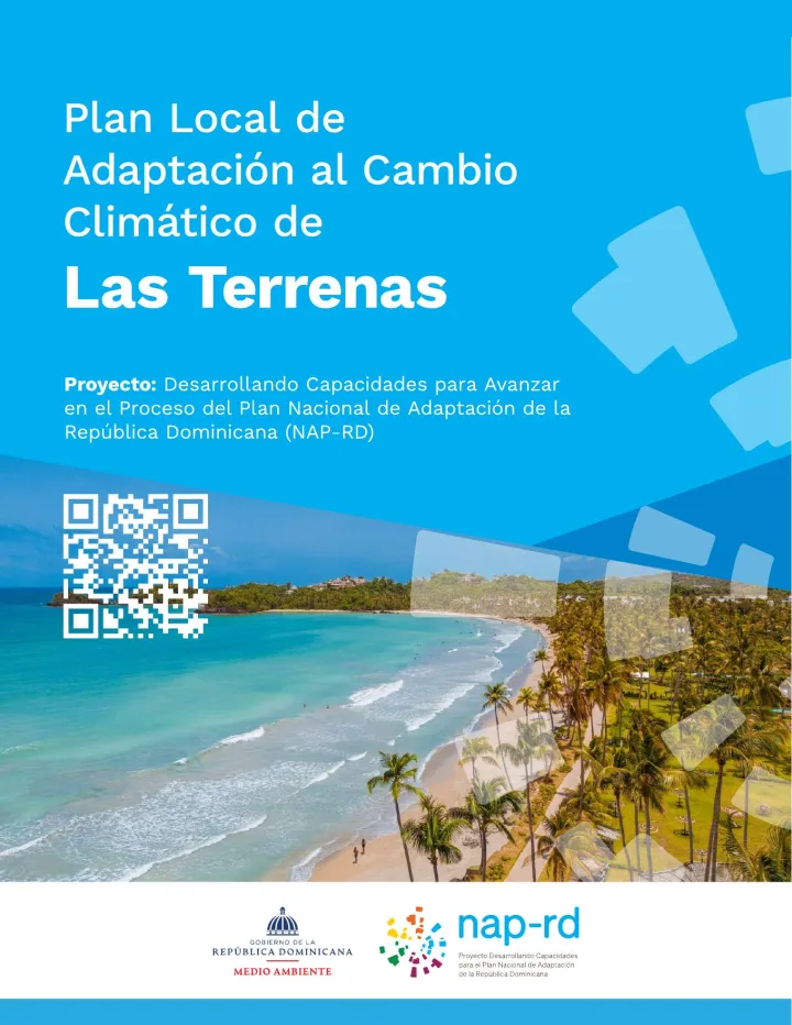 Portada de Plan Local de  Adaptación al Cambio  Climático de Las Terrenas