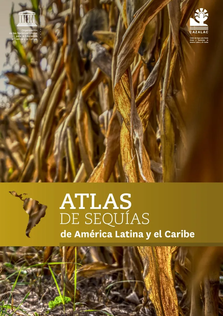 Portada de Atlas de sequías de América Latina y el Caribe