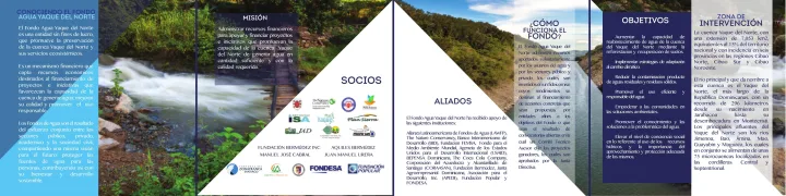 Portada de Conociendo el Fondo Agua Yaque del Norte