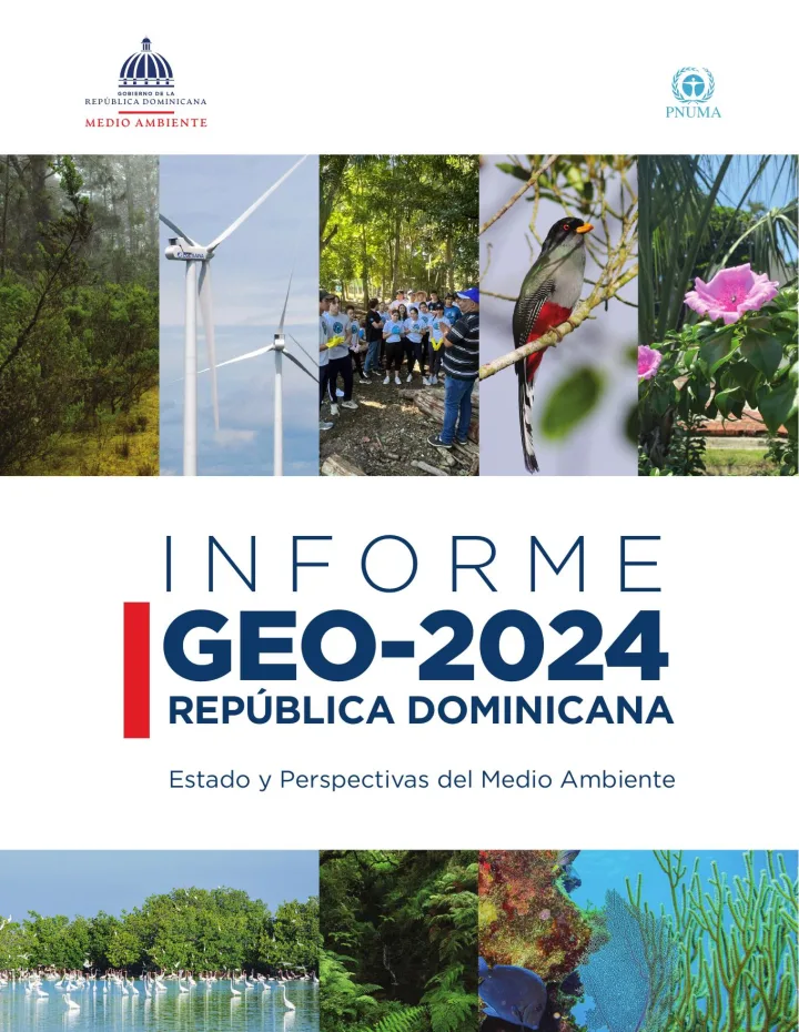 Portada de Informe GEO República Dominicana 2024. Estado y Perspectivas del Medio Ambiente