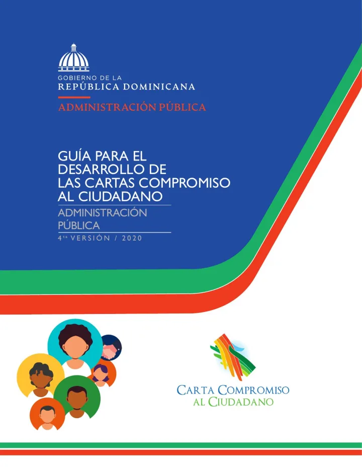 Portada de Guía para el desarrollo de las Cartas Compromiso al Ciudadano: Administración Pública