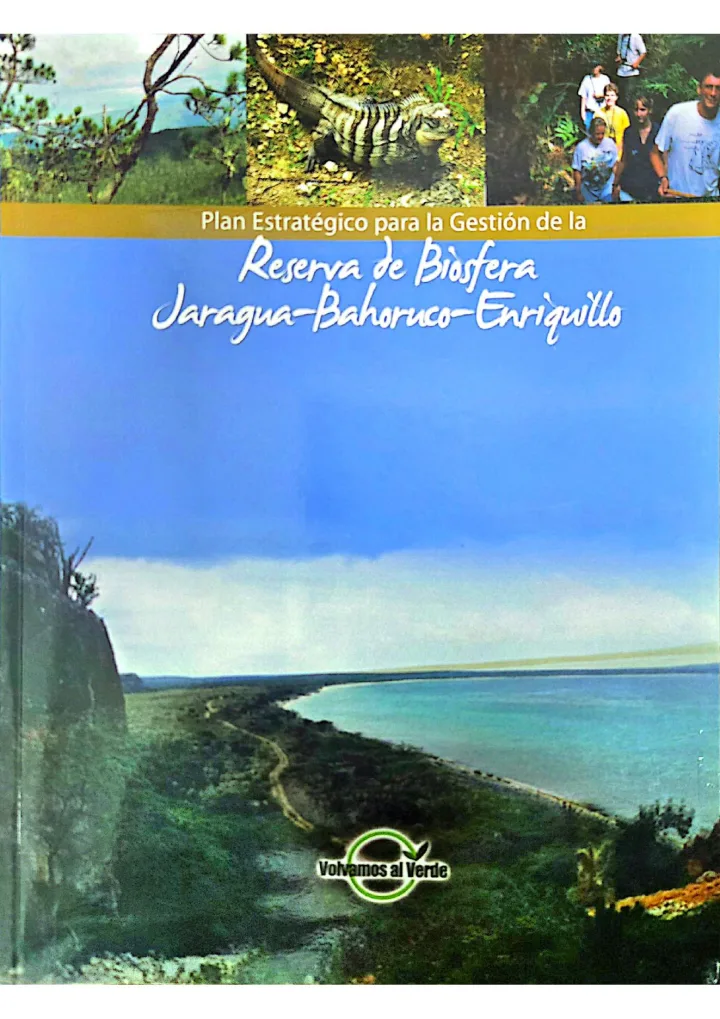 Portada de Plan Estrategico para la Gestion de la Reserva de Biosfera Jaragua-Bahocuco-Enriquillo