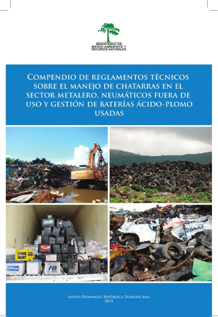 Portada de Compendio de Reglamentos Técnicos Ambientales