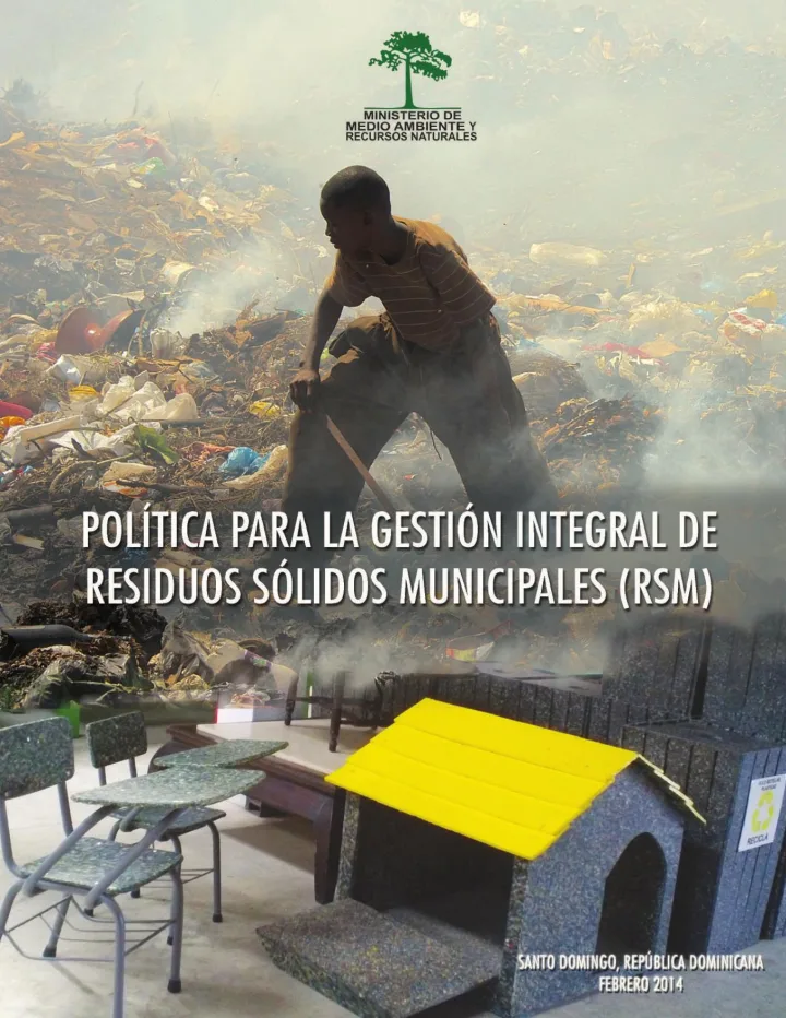 Portada de Política para la Gestión Integral de los Residuos Sólidos Municipales (RSM)