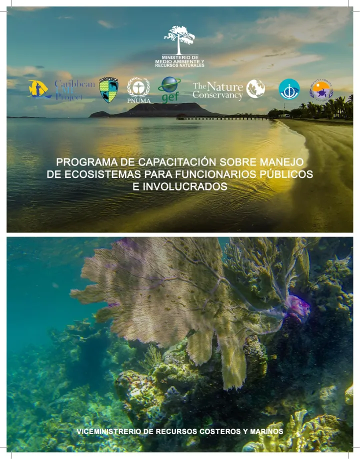 Portada de Programa de Capacitación sobre Manejo de Ecosistemas para Funcionarios Públicos e Involucrados