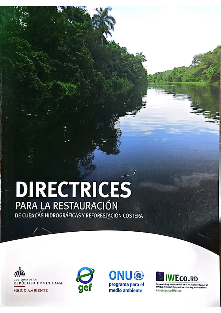 Portada de Directrices para la Restauración de Cuencas Hidrográficas y Reforestación Costera