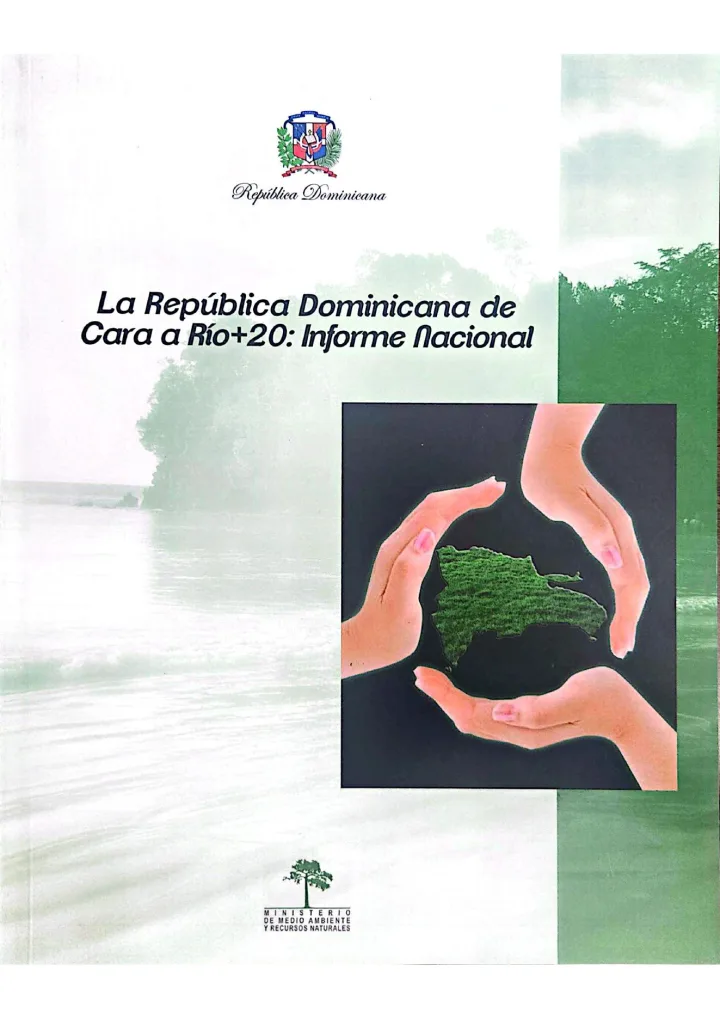 Portada de La República Dominicana de Cara a Río+20: Informe Nacional