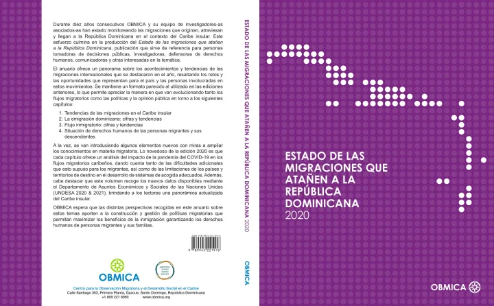 Portada de Estado de las migraciones que atañen a la República Dominicana 2020