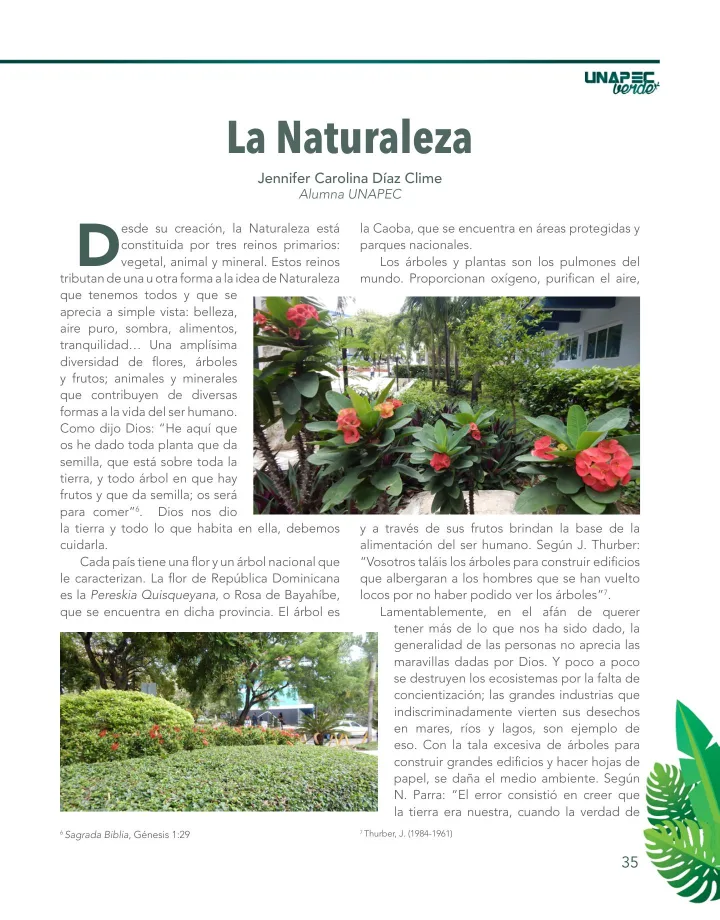 Portada de La Naturaleza