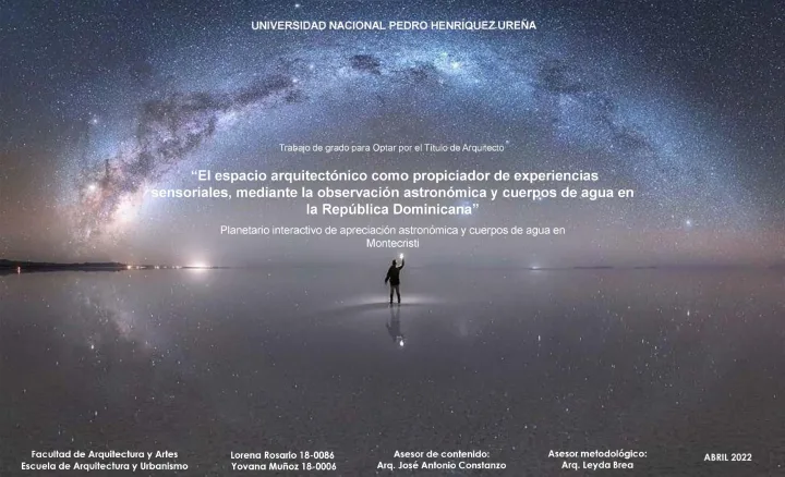 Portada de El espacio arquitectónico como propiciador de experiencias sensoriales, mediante la observación astronómica y marina en la República Dominicana